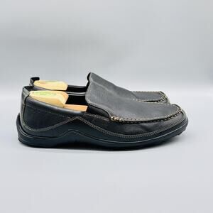 Cole Haan Shoes Mens 11 Wide Black Leather Loafers Tucker Venetian Slip On Dress